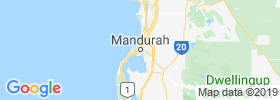 Mandurah map